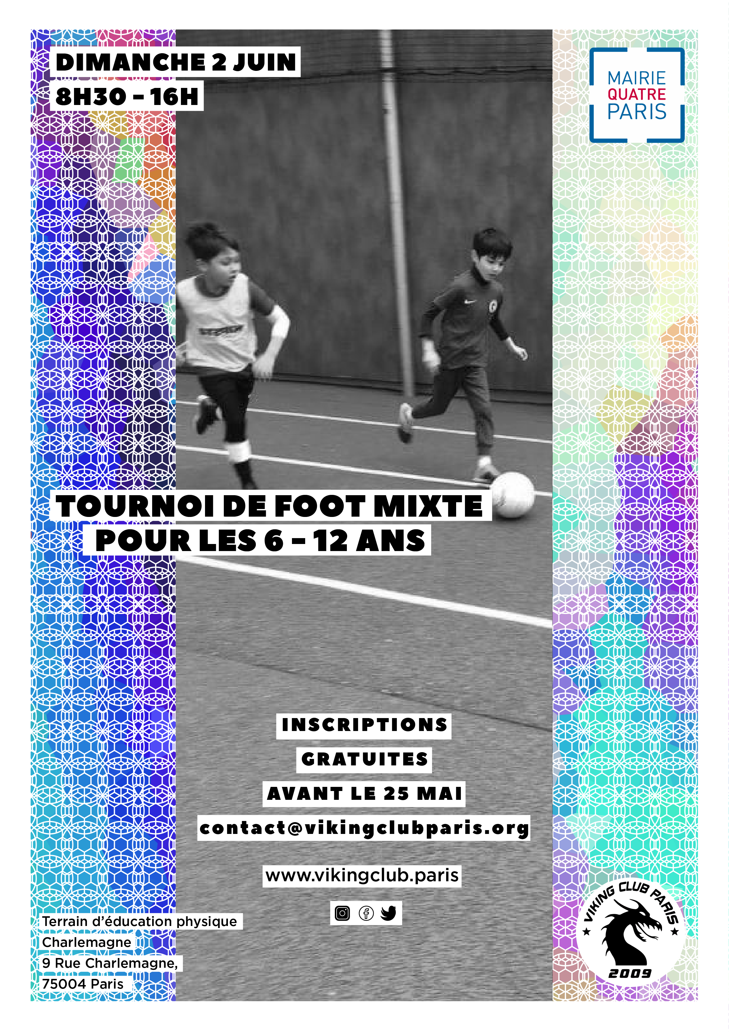 Affiche tournoi de footm